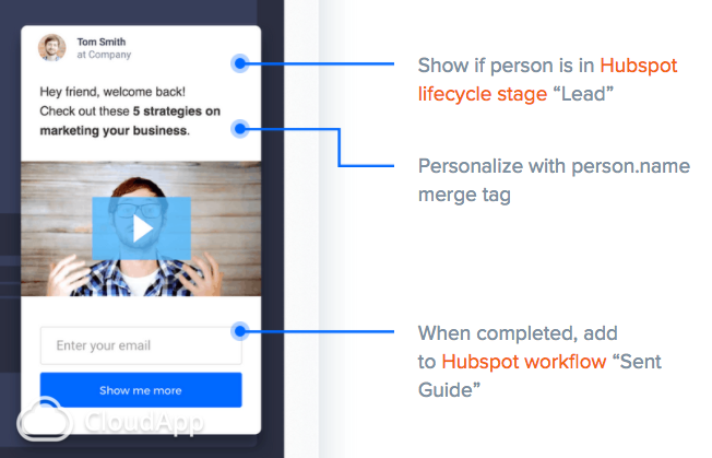 Smart CTA for HubSpot automation